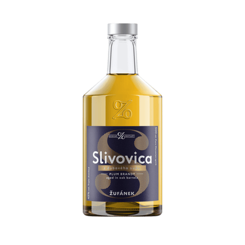 Flasche Zufanek Sliwowitz Fass Gelagert
